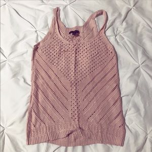 2/$10! SALE 🌺🌼 Knitted Sleeveless Pink Top